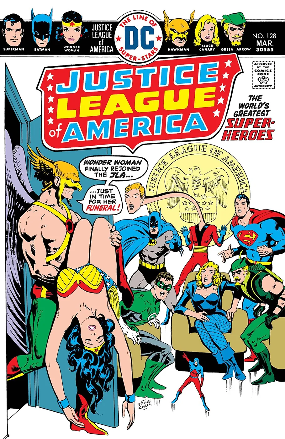 Cover of Justice League of America #128