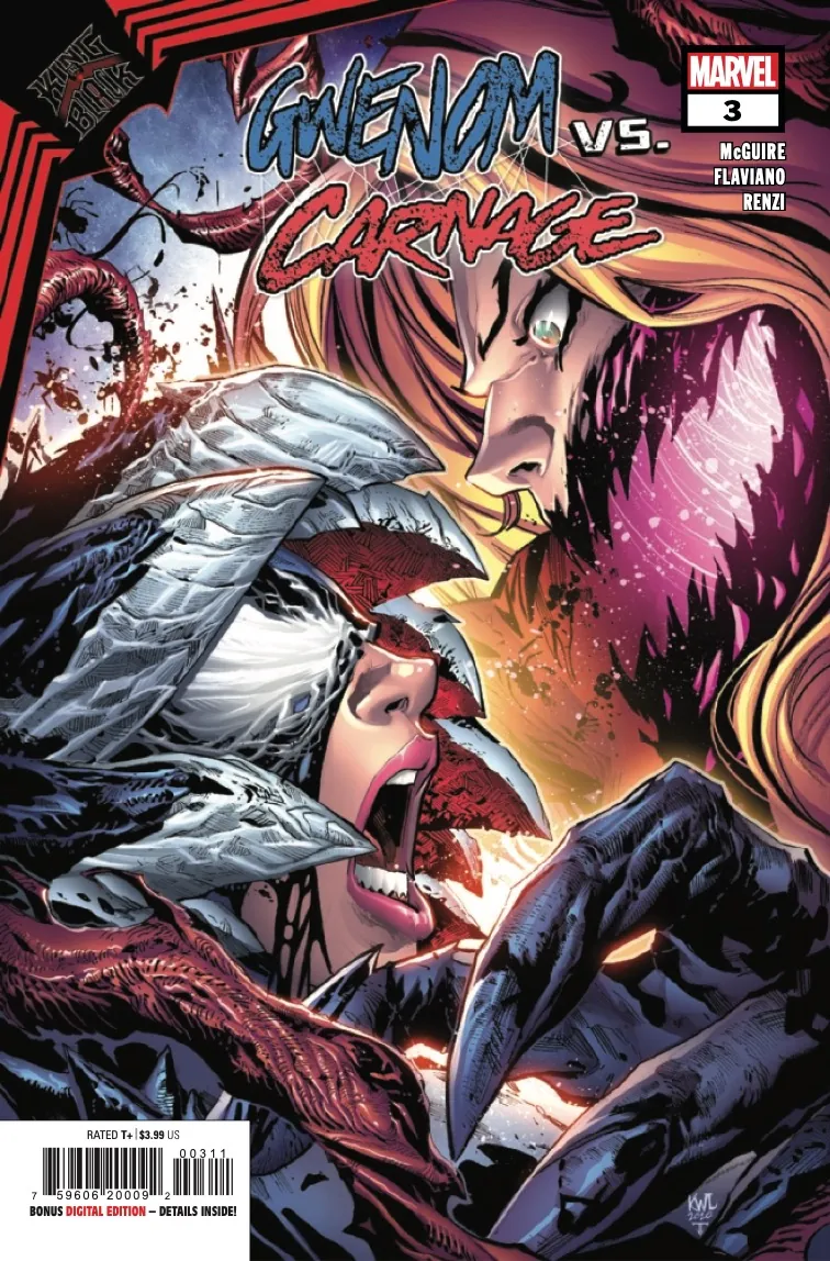 Cover of King in Black: Gwenom vs. Carnage #3