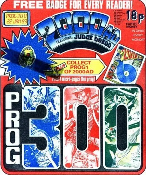 Cover of 2000 AD #300