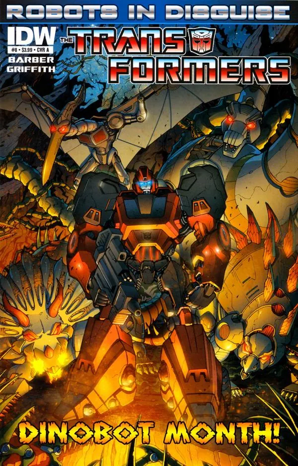 Cover of The Transformers: Robots in Disguise #8