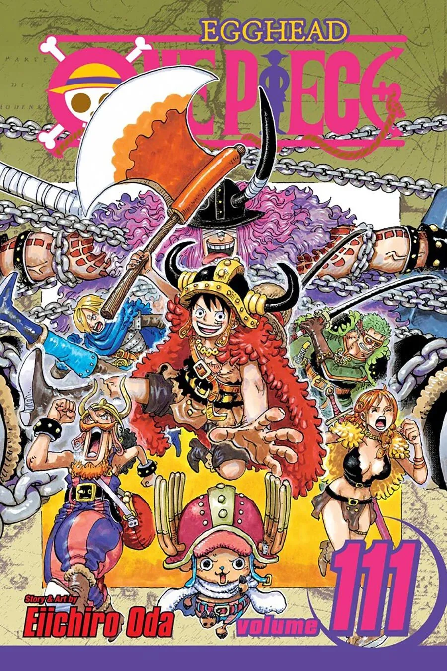 Cover of One Piece #111