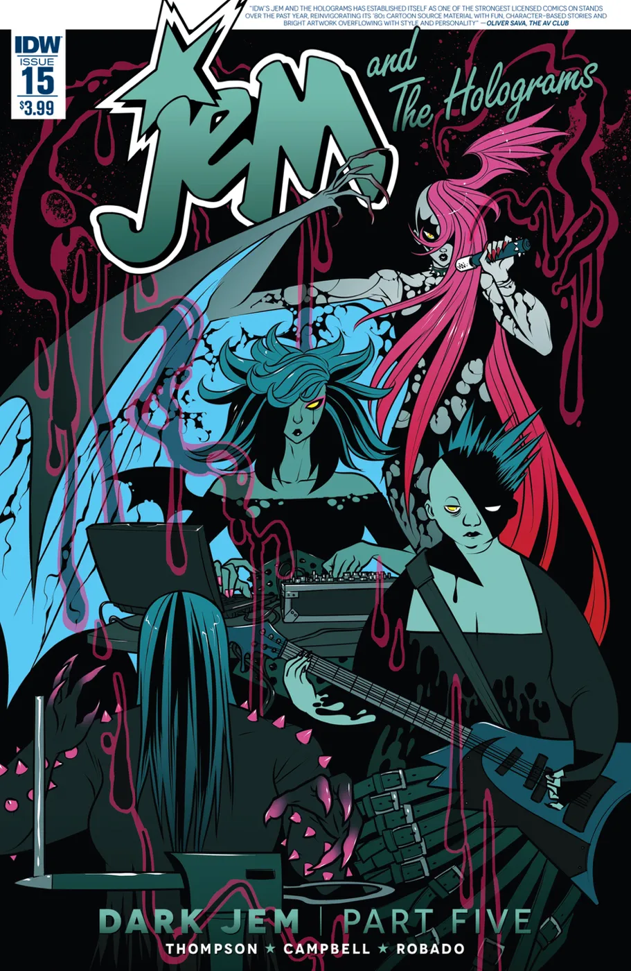 Cover of Jem and the Holograms #15