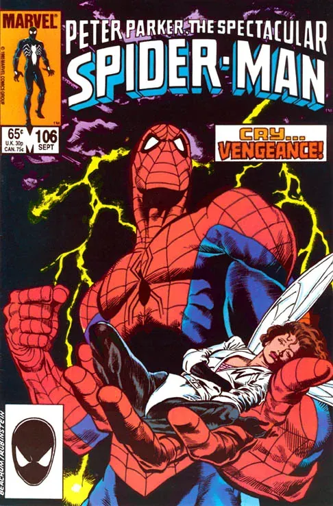 Cover of The Spectacular Spider-Man #106