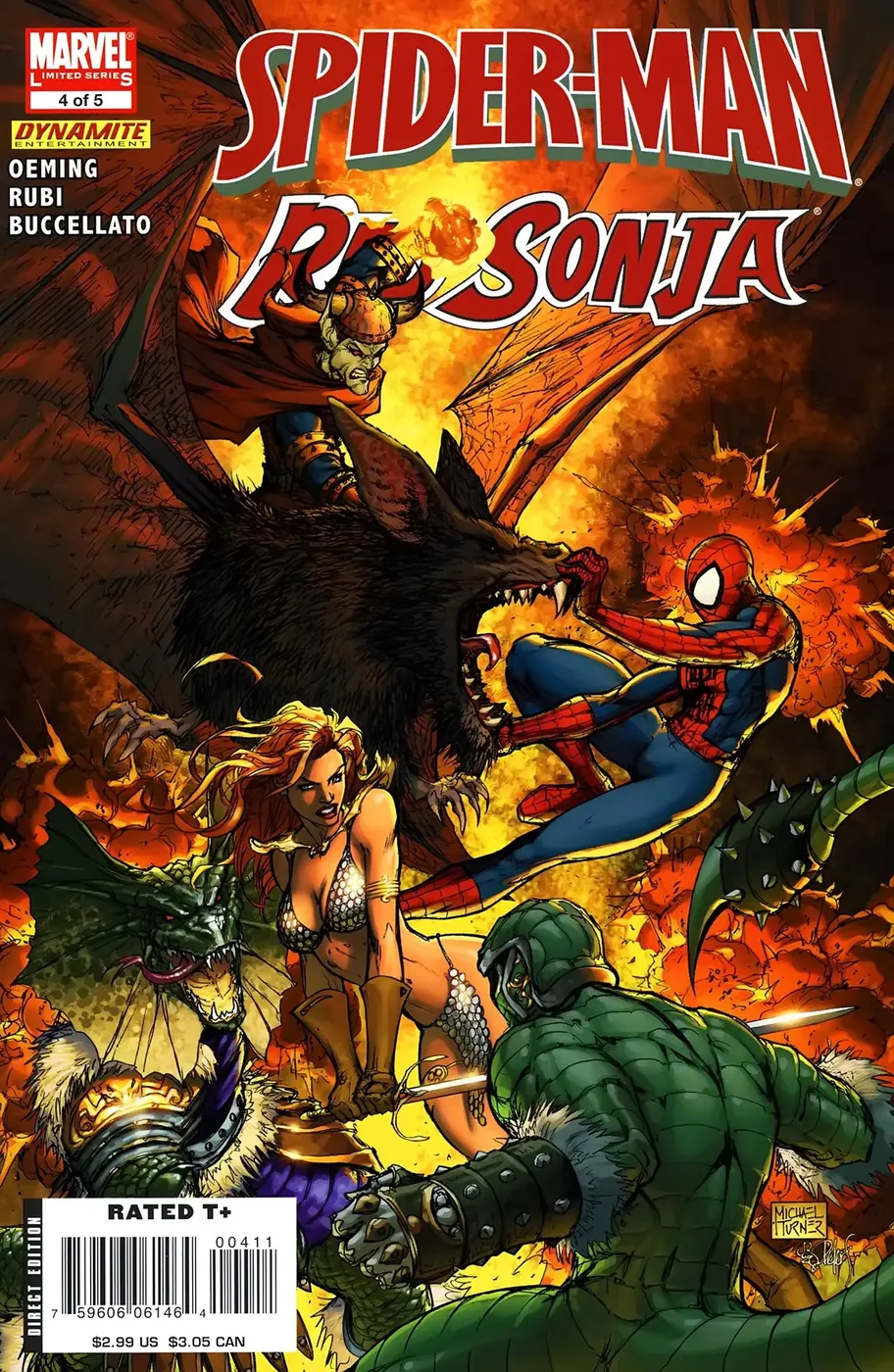 Cover of Spider-Man / Red Sonja #4