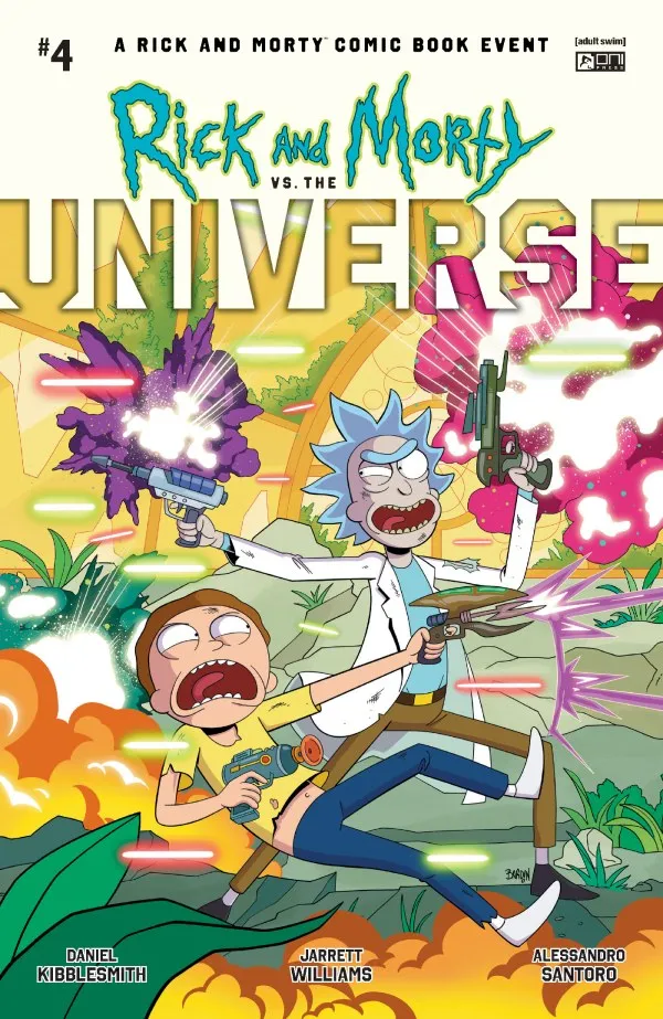 Cover of Rick and Morty vs. the Universe #4