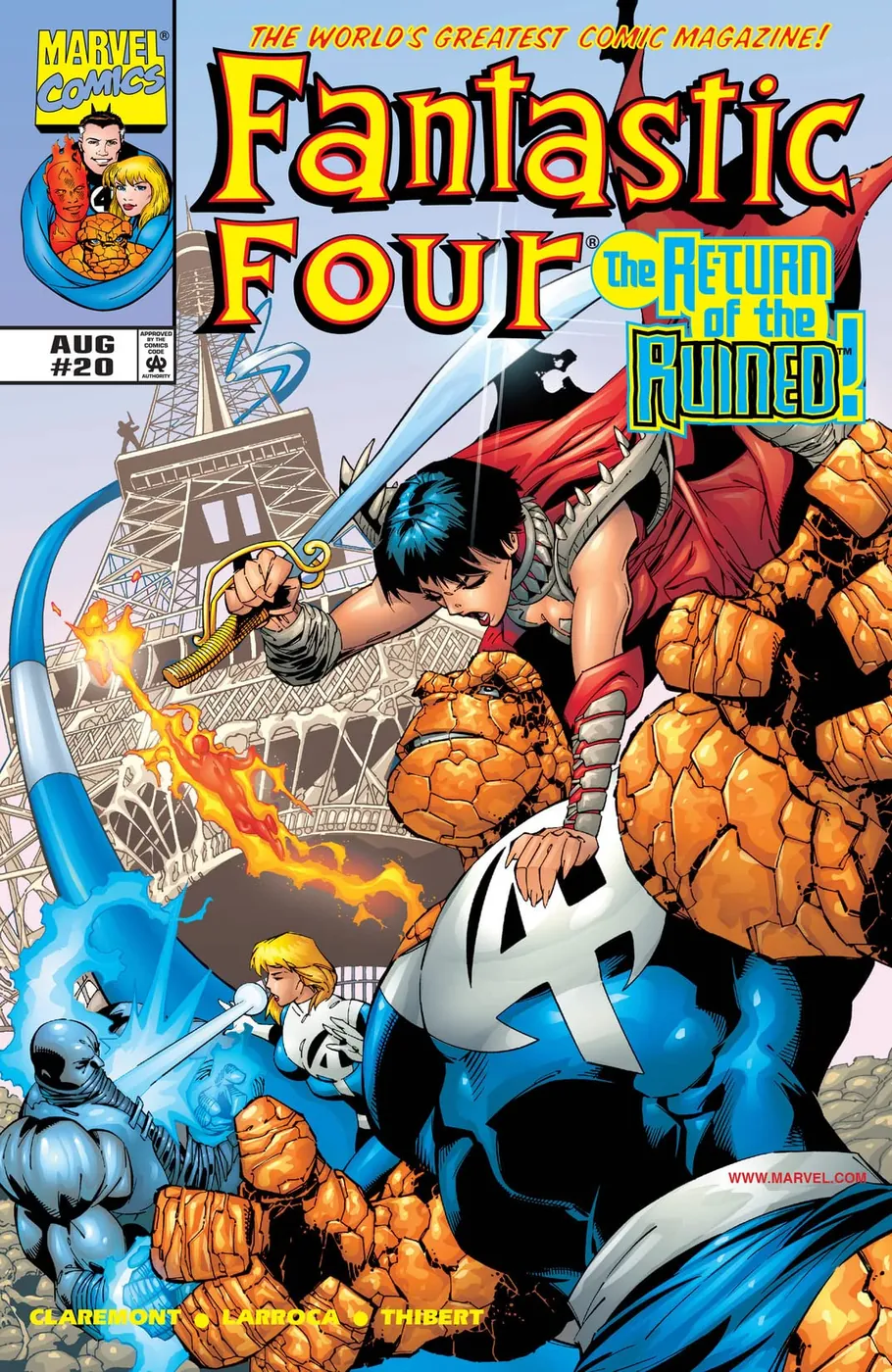 Cover of Fantastic Four #20