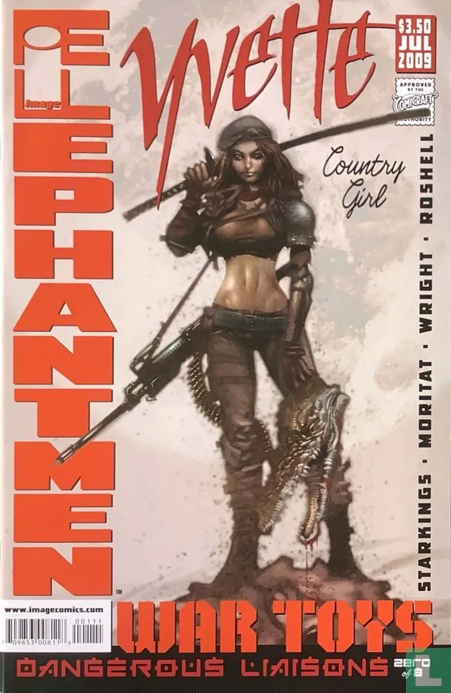 Cover of Elephantmen War Toys: Yvette #1