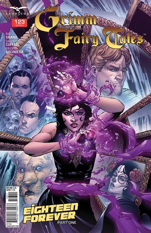 Cover of Grimm Fairy Tales #123