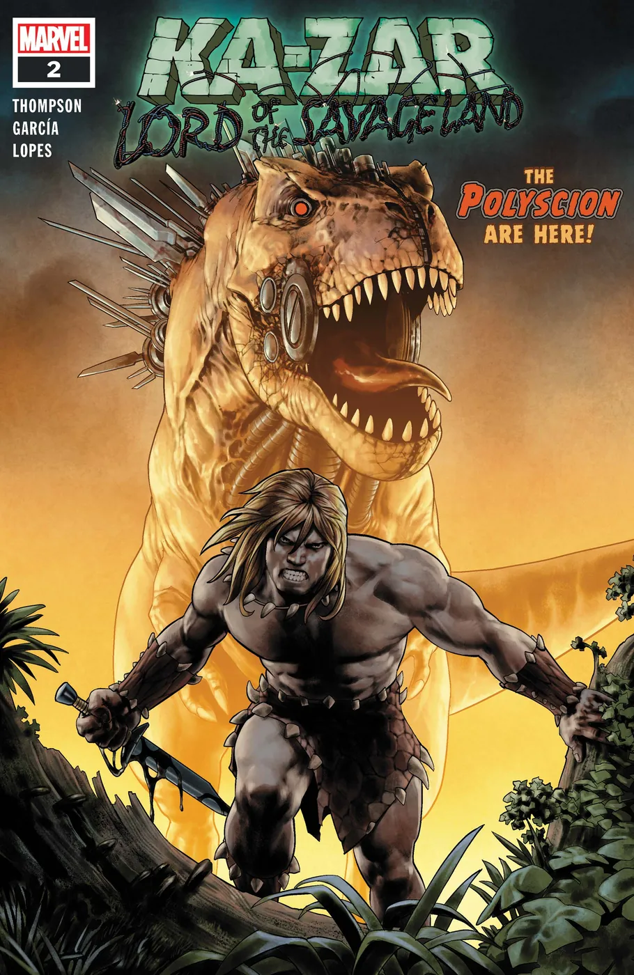 Cover of Ka-Zar Lord of the Savage Land #2