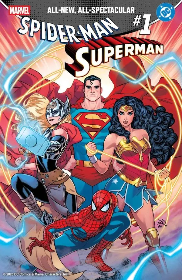 Cover of Marvel / DC: Spider-Man / Superman #1