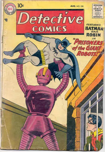 Cover of Detective Comics #258