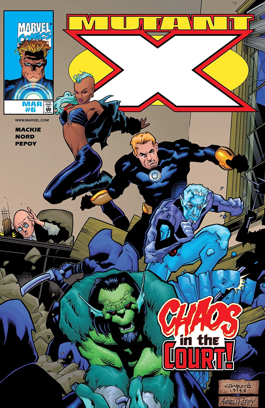 Cover of Mutant X #6