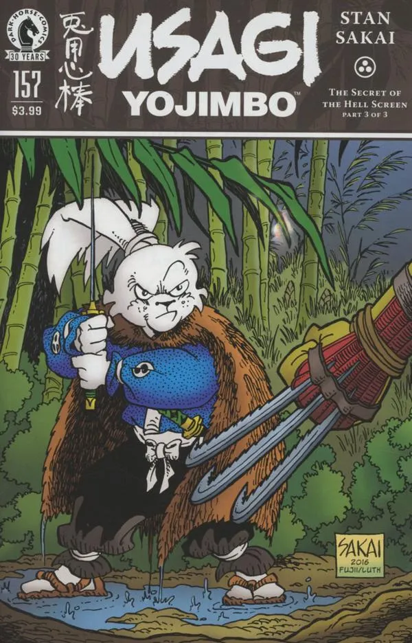 Cover of Usagi Yojimbo #157