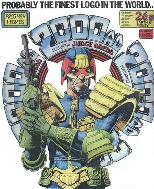 Cover of 2000 AD #494