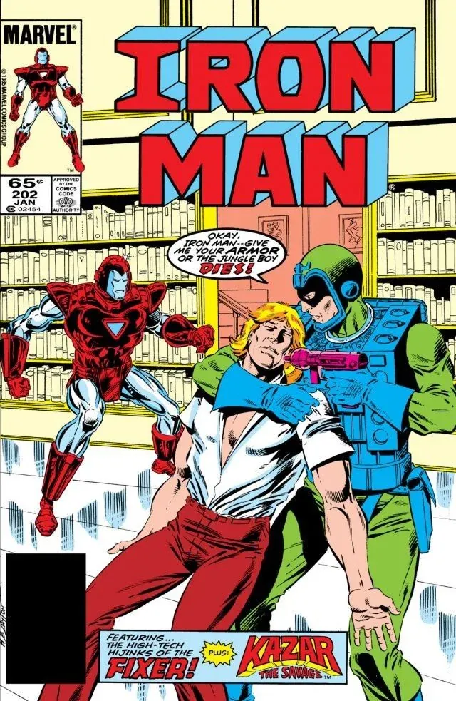 Cover of Iron Man #202
