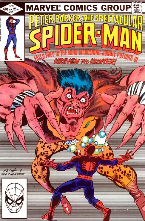 Cover of The Spectacular Spider-Man #65