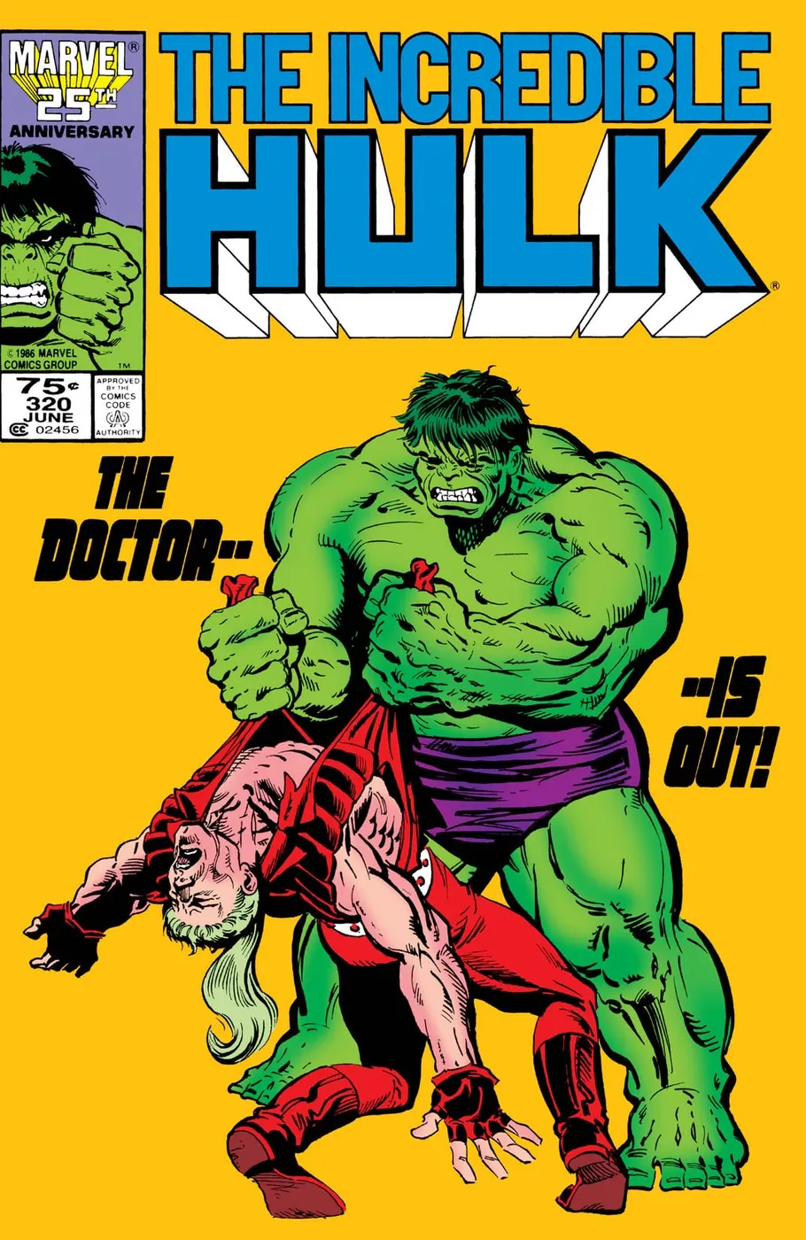 Cover of The Incredible Hulk #320