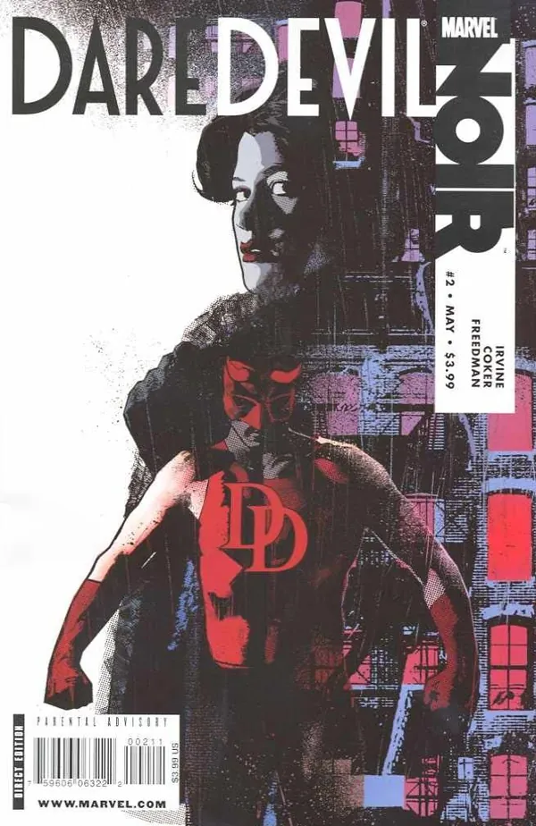 Cover of Daredevil Noir #2