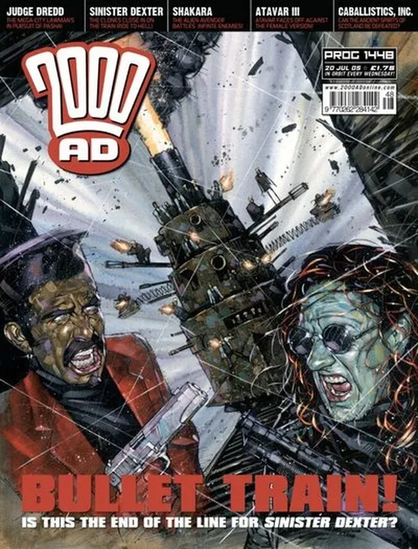 Cover of 2000 AD #1448