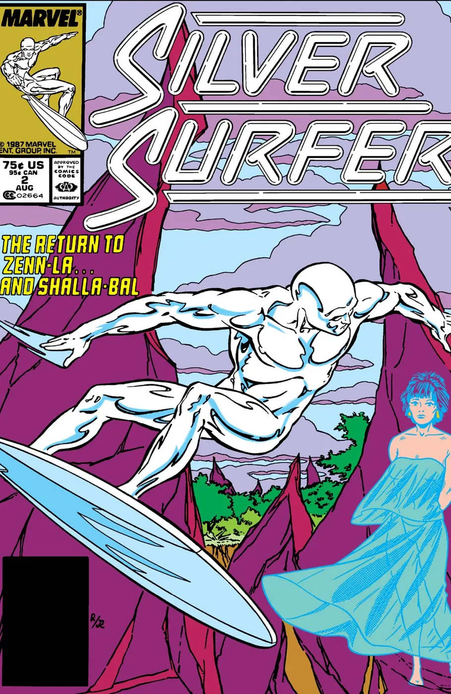Cover of Silver Surfer #2