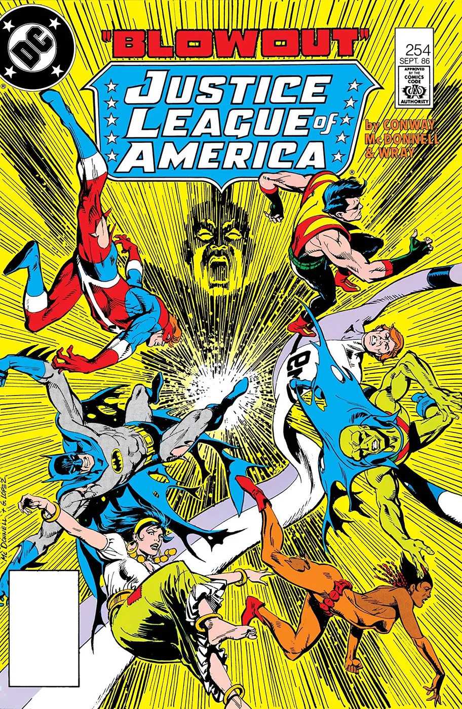 Cover of Justice League of America #254