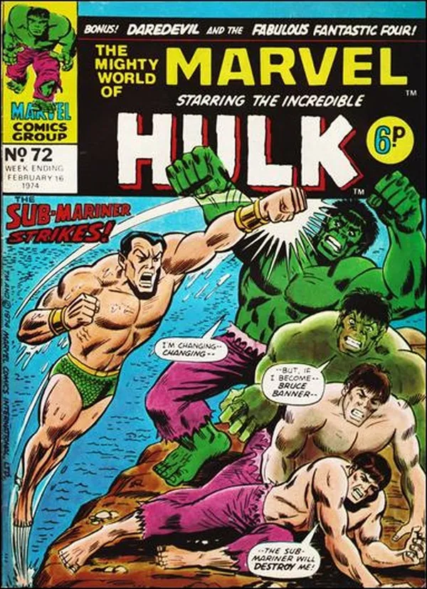 Cover of The Mighty World of Marvel #72