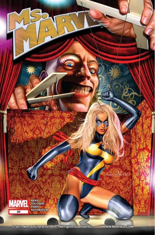 Cover of Ms. Marvel #20