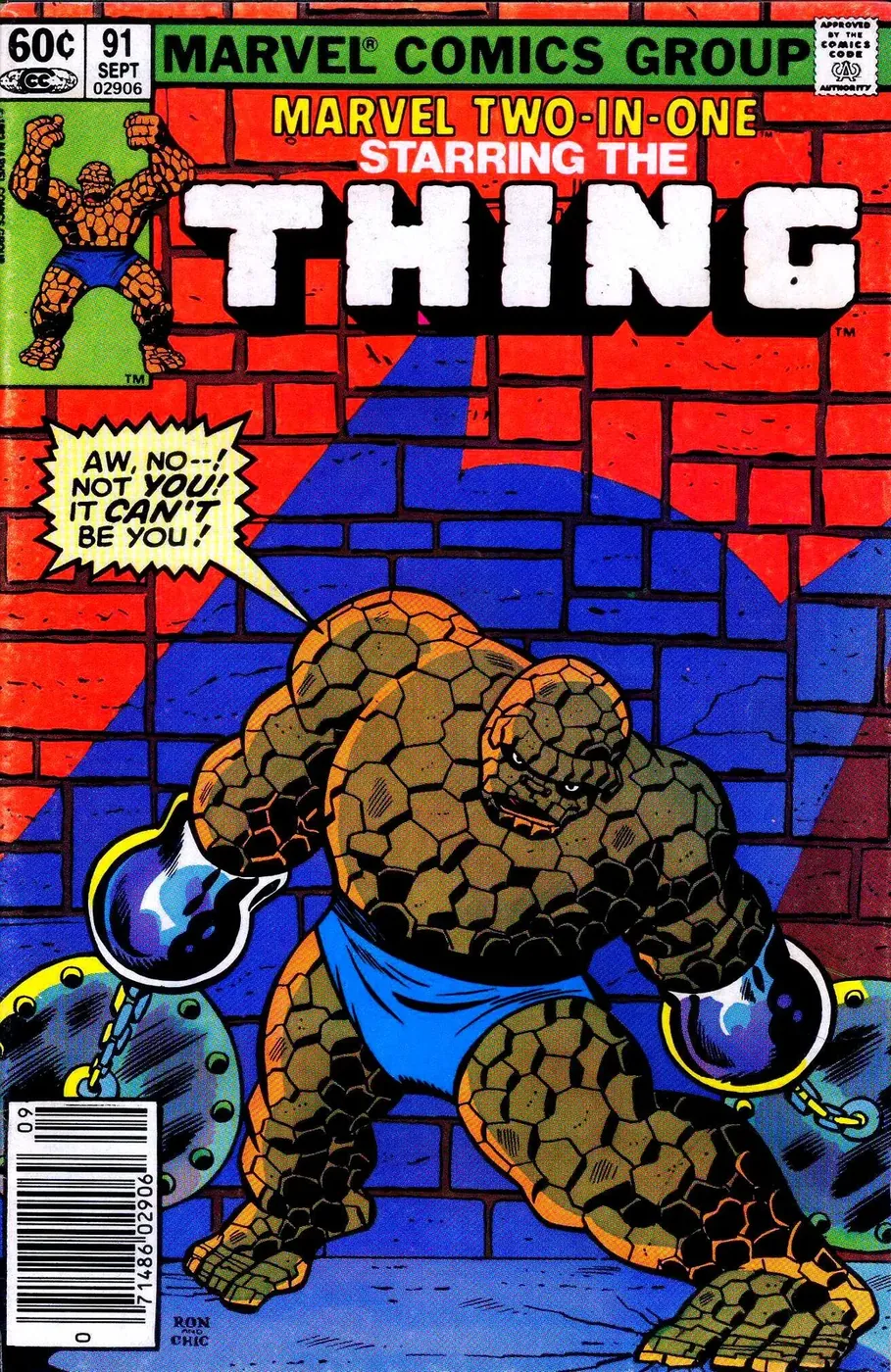 Cover of Marvel Two-in-One #91