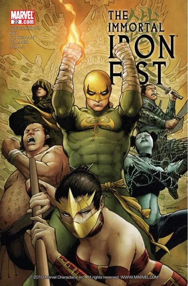 Cover of The Immortal Iron Fist #22