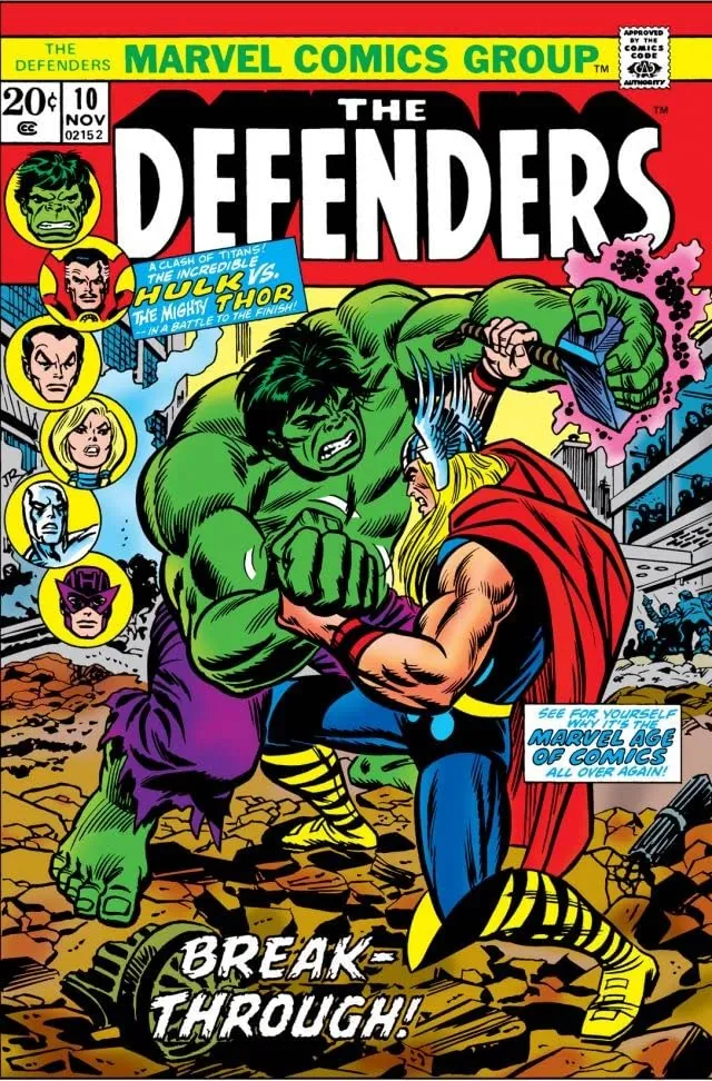 Cover of The Defenders #10