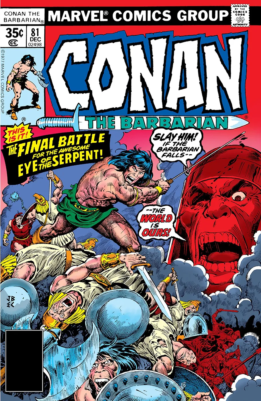 Cover of Conan the Barbarian #81
