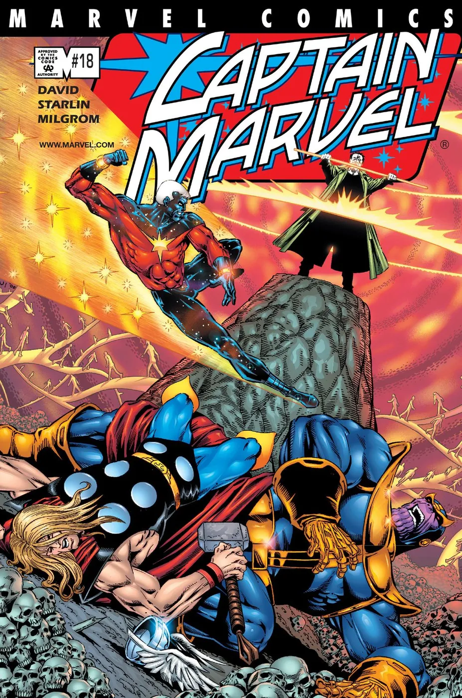 Cover of Captain Marvel #18