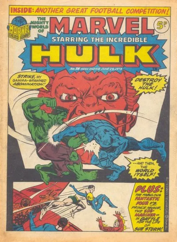 Cover of The Mighty World of Marvel #38