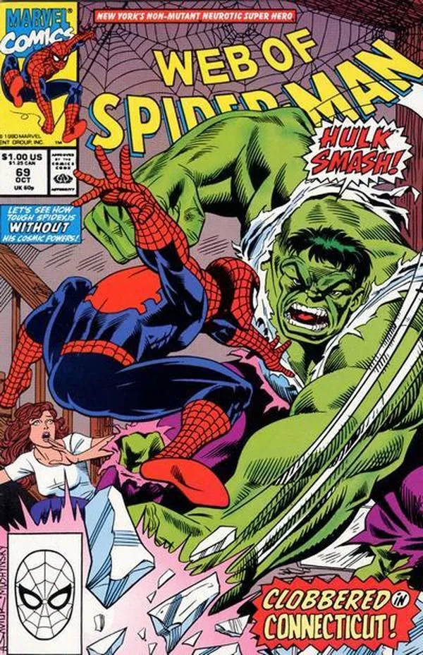 Cover of Web of Spider-Man #69