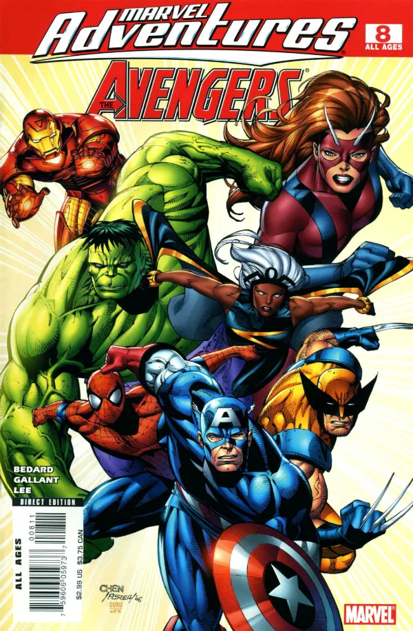 Cover of Marvel Adventures The Avengers #8