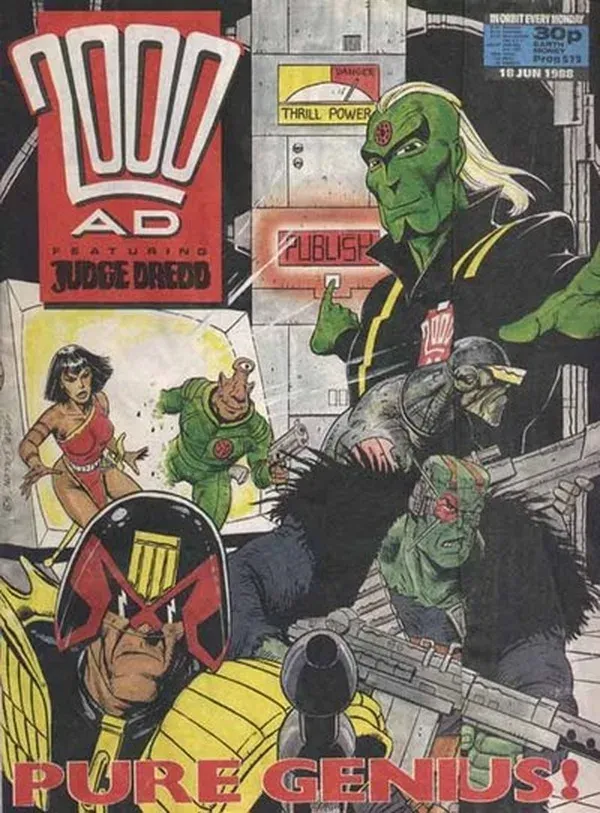 Cover of 2000 AD #579