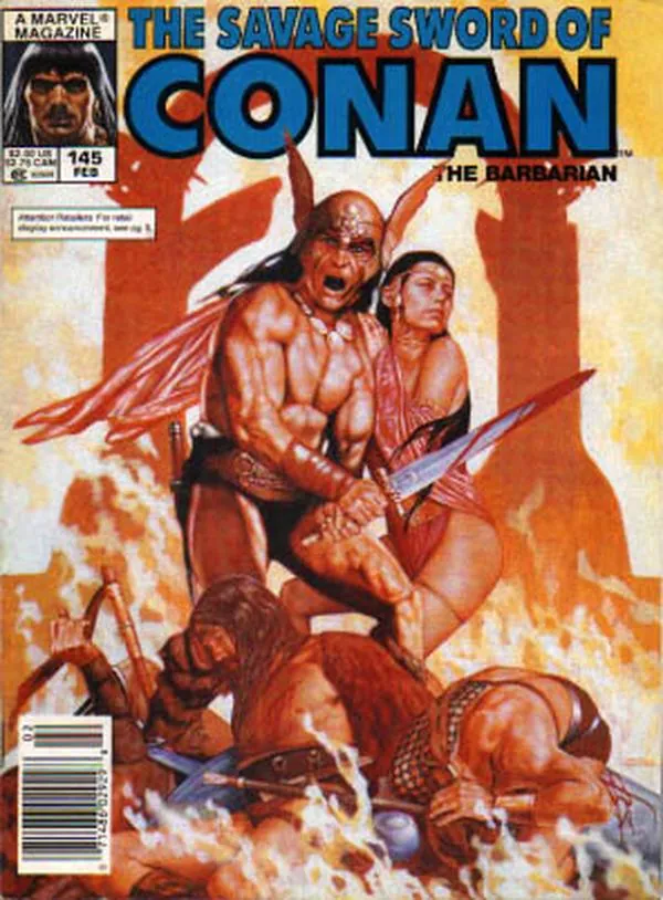 Cover of The Savage Sword of Conan #145