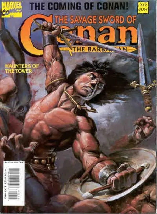 Cover of The Savage Sword of Conan #222