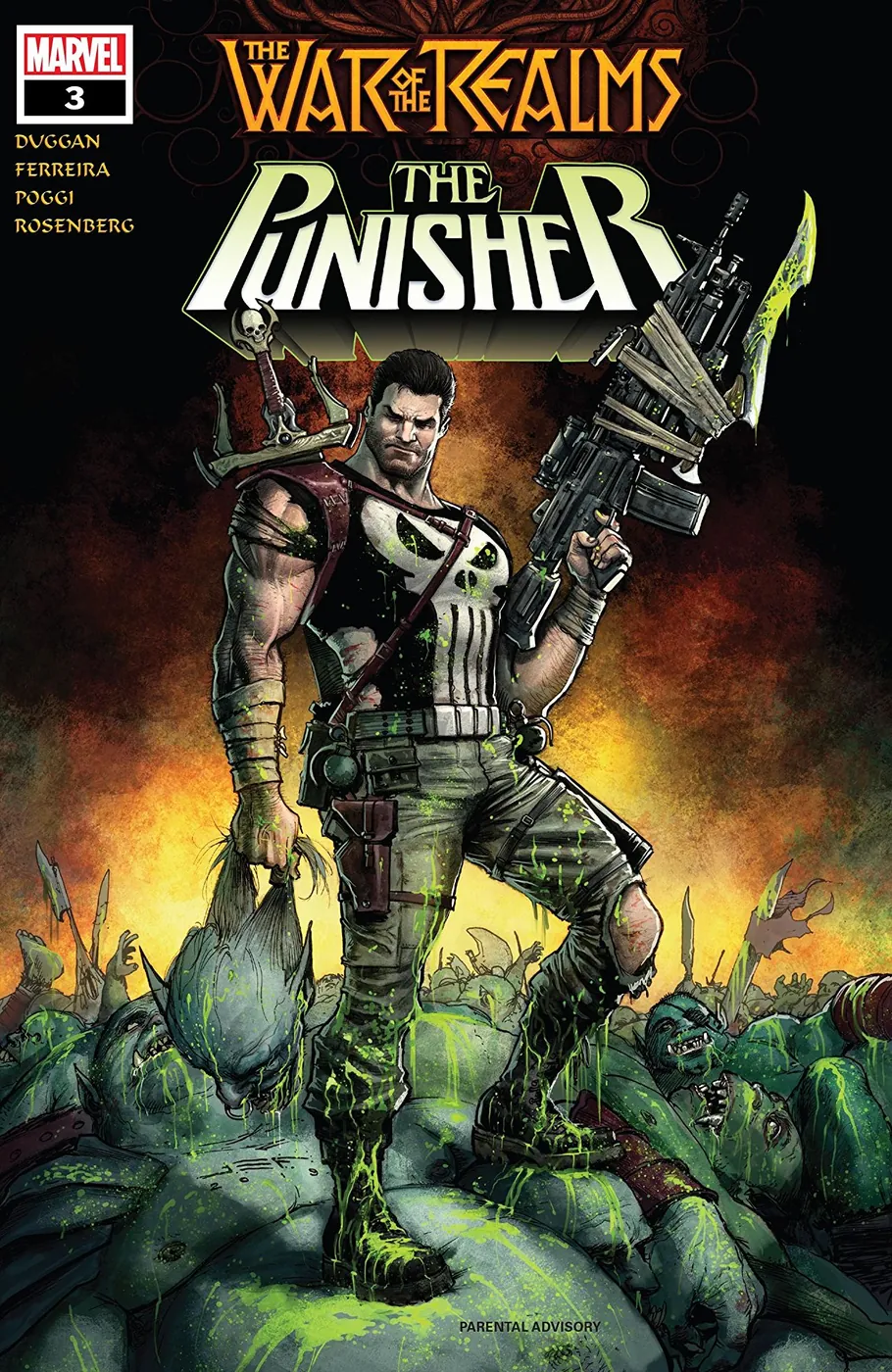 Cover of War of the Realms: Punisher #3