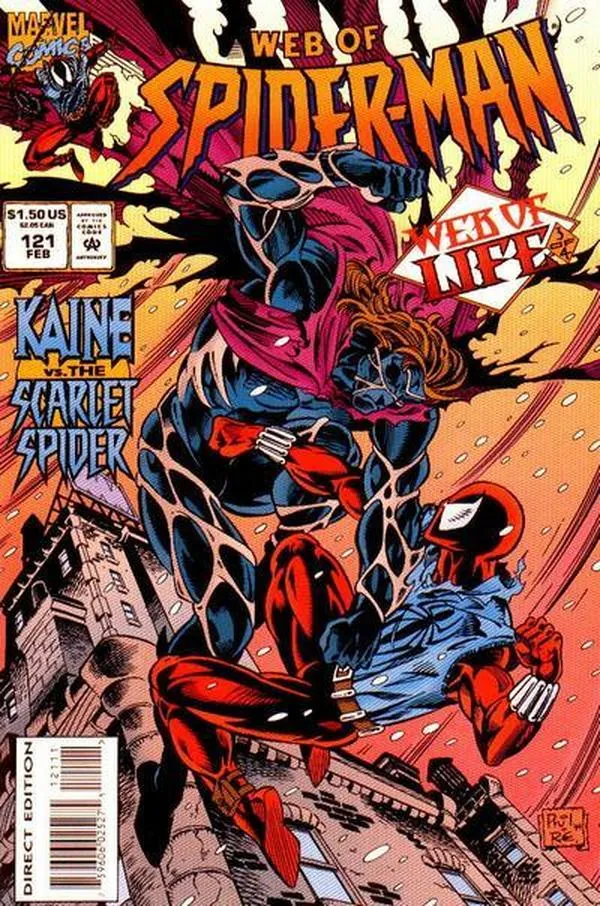 Cover of Web of Spider-Man #121
