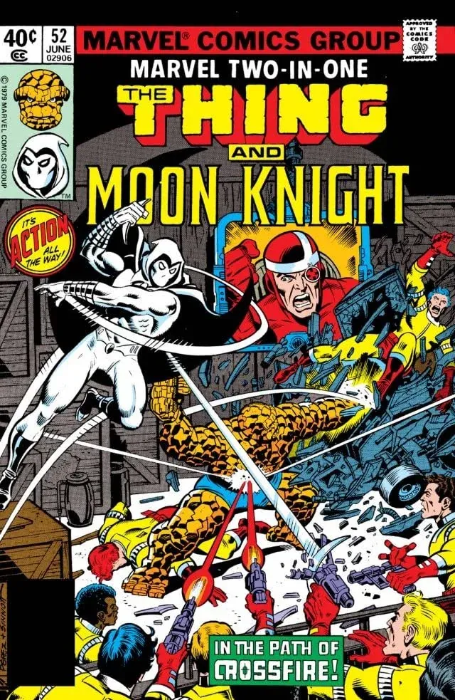 Cover of Marvel Two-in-One #52