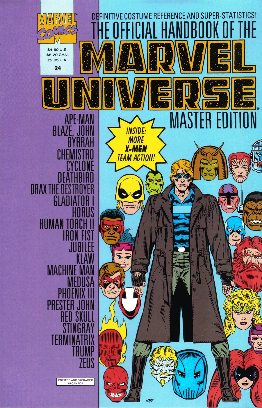 Cover of The Official Handbook of the Marvel Universe: Master Edition #24
