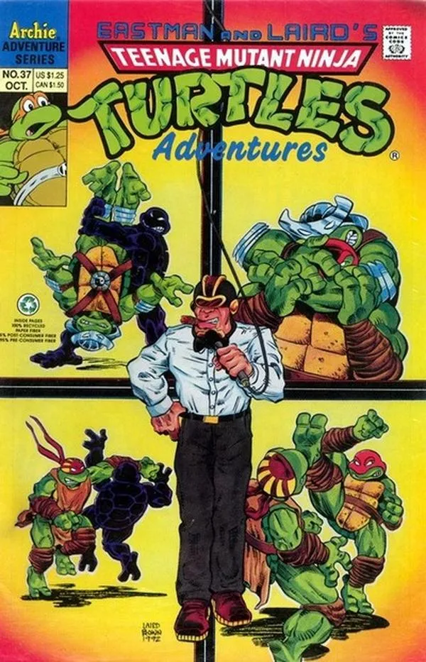 Cover of Teenage Mutant Ninja Turtles Adventures #37