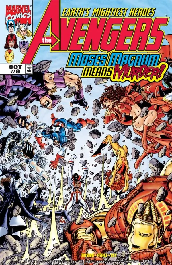 Cover of Avengers #9