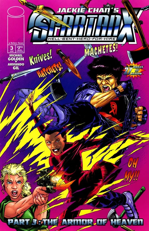 Cover of Jackie Chan's Spartan X: Hell-Bent-Hero-for-Hire #3