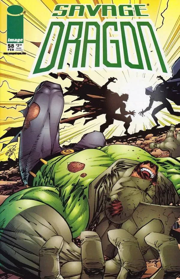 Cover of Savage Dragon #58