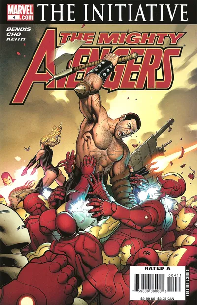 Cover of The Mighty Avengers #4