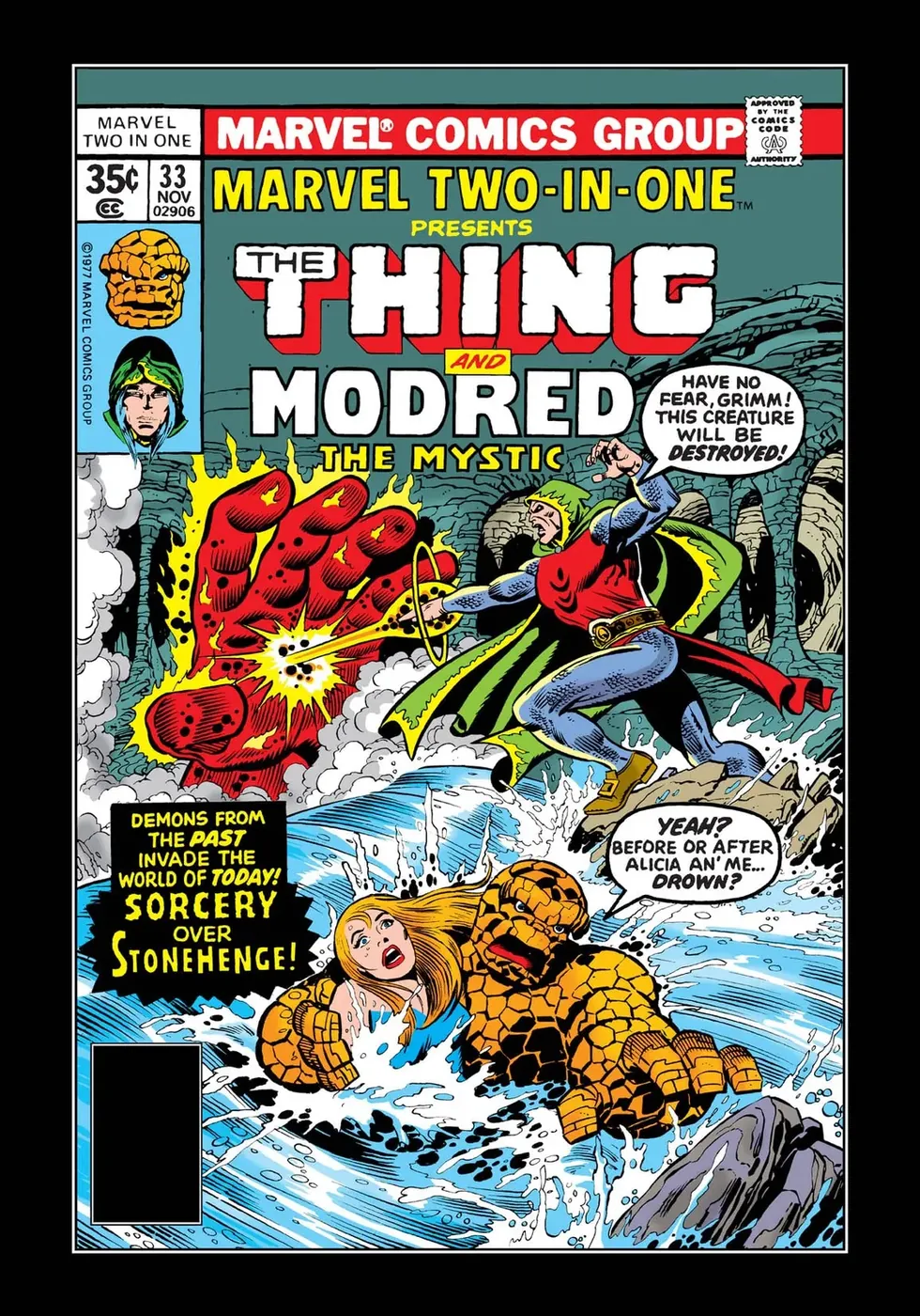 Cover of Marvel Two-in-One #33