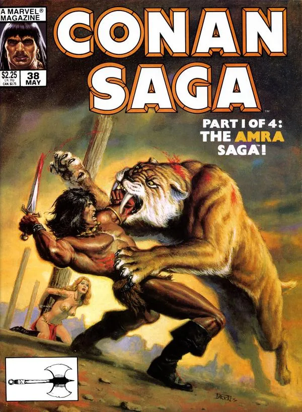Cover of Conan Saga #38