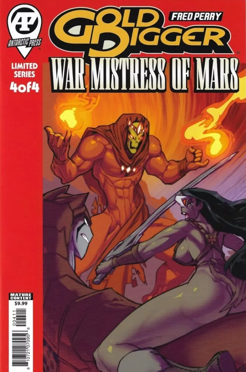 Cover of Gold Digger: War Mistress of Mars #4